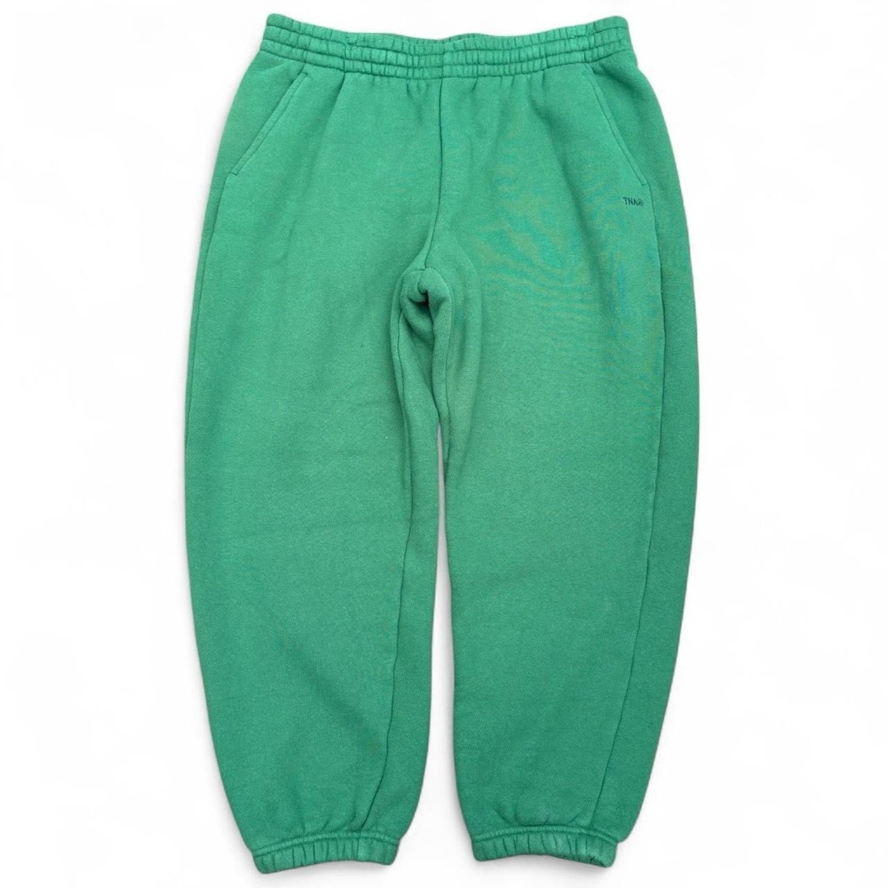 TNA Sweat Fleece Joggers Aritzia Green Sz XL